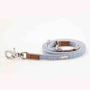 Pet Dog Hand Holding Rope Cute Bow Collar Tone